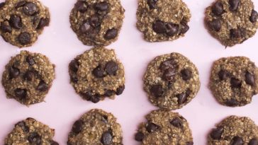 Yulaf Ezmeli Çikolatalı Kahvaltılık Kurabiye Tarifi