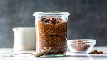 Vegan Kakao Chia Tohumlu Puding Tarifi